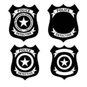 Detective Badge SVG Police SVG