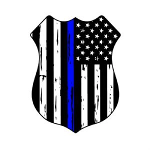 Distressed Police Badge SVG Police SVG