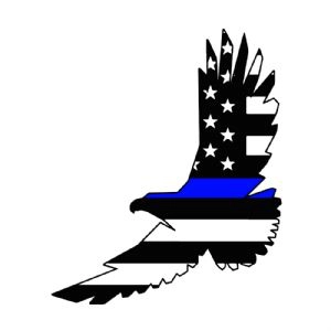 Thin Blue Line Police Eagle SVG Police SVG