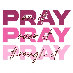 Pray On it SVG Cut File for Shirt, Instant Download T-shirt SVG