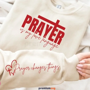 Prayer Is My Love Language SVG