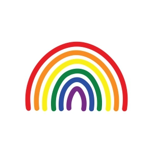 Pride Rainbow SVG Vector File, Download Lgbt Pride SVG