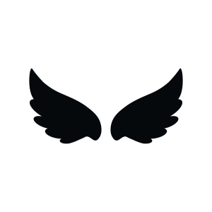 Free Angel Wings SVG Cut File, Angle Wings Clipart | PremiumSVG