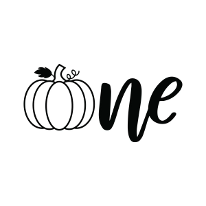 Pumpkin One SVG, First Birthday Fall Cut File Pumpkin SVG