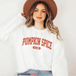 Pumpkin Spice Club SVG – Fall Autumn Shirt SVG Design