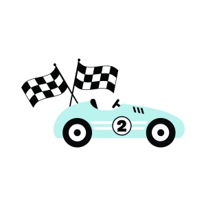 Race Car SVG, Layered Car Cut File, Boy Car SVG