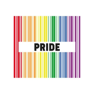 Rainbow Pride Barcode SVG Cut File Lgbt Pride SVG