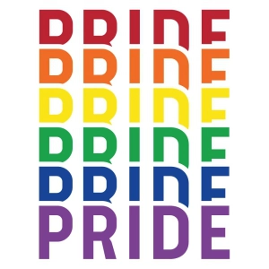 Rainbow Pride Text SVG Cut File Lgbt Pride SVG