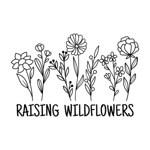 Raising Wildflowers SVG, Wildflowers SVG Vector Files Flower SVG