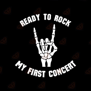 Ready To Rock My First Concert SVG T-shirt SVG