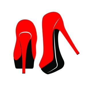 Red High Heel SVG, Instant Download Beauty and Fashion