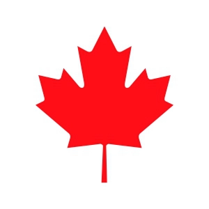 Red Maple SVG Vector File, Canada Maple Leaf SVG Instant Download Leaves SVG