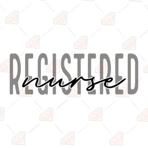 Registered Nurse SVG, Rn Nurse SVG Cut and Clipart Svg