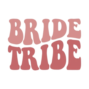 Retro Bride Tribe SVG Cut File Wedding SVG