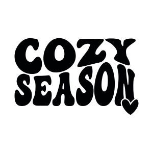 Retro Cozy Season SVG, Wavy Christmas Retro Design SVG Instant Download Christmas SVG