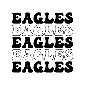Retro Eagles SVG, Philadelphia Eagles SVG Graphic Design Football SVG