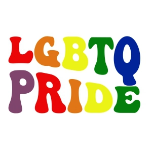 Retro LGBTQ Pride SVG Vector File, Vintage LGBTQ Pride SVG Design Human Rights