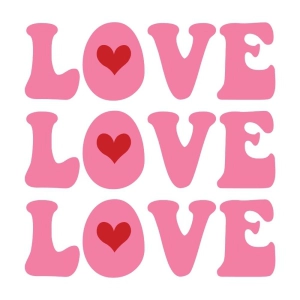 Retro Love SVG, Cricut Love Spell SVG Instant Download Love SVG