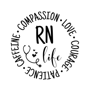 RN Life SVG, Nurse Life SVG Instant Download Nurse SVG