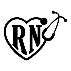 RN Stethoscope SVG, Registered Nurse SVG Nurse SVG