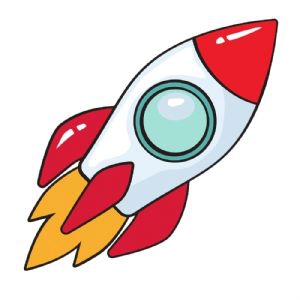 Space Rocket SVG Cut File, Kid's Space Ship SVG Sky/Space