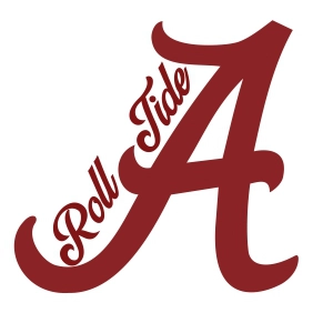 Roll Tide Alabama Logo SVG File, Instant Download Football SVG
