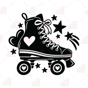 Roller Skating SVG – Retro Roller Skating Cut File