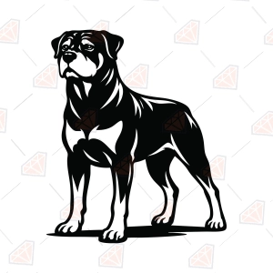 Rottweiler SVG – Rottweiler Dog Cut File