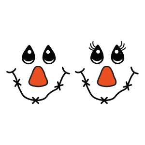 Scarecrow Face SVG, Fall & Thanksgiving Cricut File for DIY Crafts Pumpkin SVG