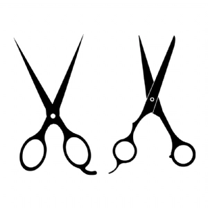 Scissors Svg Vector Files, Scissors Clipart Hair Stylist SVG