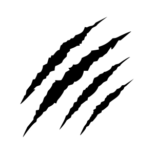 Scratch Mark SVG Vector Illustration