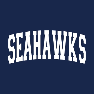 Seahawks SVG with Varsity Font, Football Svg