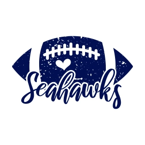 Seahawks with Ball SVG, Seahawks Football SVG Svg