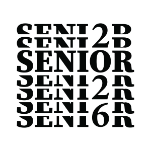 Senior 2026 SVG, Stacked 2026 Senior SVG Graduation SVG