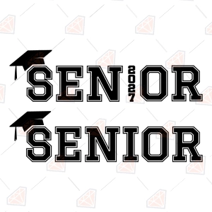 Seniors Class of 2027 SVG,  2027 Senior Cut Files