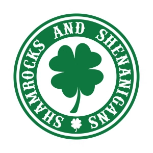 Shamrock And Shenanigans SVG Logo Shamrock SVG