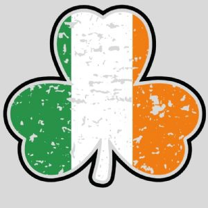 Irish Flag Shamrock SVG, Clover SVG Vector Files St Patrick's Day SVG