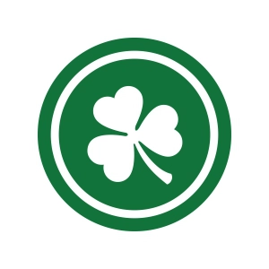 Shamrock Logo SVG, St Patrick's Day SVG Vector Files St Patrick's Day SVG
