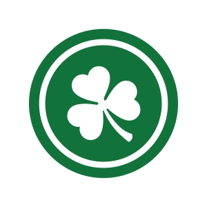 Shamrock Logo SVG, St Patrick's Day SVG Vector Files Shamrock SVG