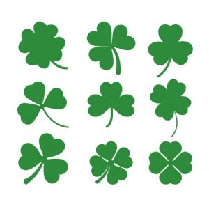 Shamrock SVG Bundle, Clover Leaf Bundle SVG Cut File Shamrock SVG