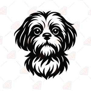 Shih Tzu SVG – Shih Tzu Dog Cut & Clipart File