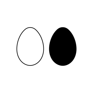 Simple Easter Egg SVG Easter Day SVG