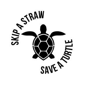 Skip A Straw Save A Turtle SVG, Save Turtle SVG Cut Files Sea Life and Creatures SVG