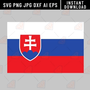 Slovakia Flag SVG Svg