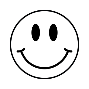 Smiley Faces Outline SVG, Smiley Face Vector Vector Illustration