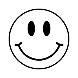 Smiley Face Outline SVG, Smiley Face Vector Vector Illustration