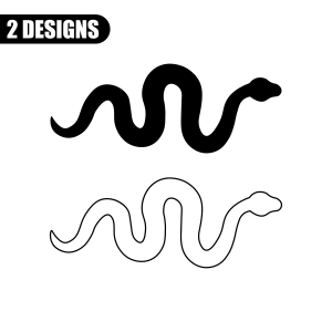 Snake SVG For Cricut, Snake Outline SVG Insects/Reptiles SVG