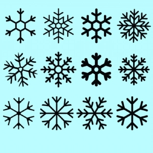 Snowflake SVG Bundle, Snowflakes Design Cut and Clipart Files Snowflake SVG