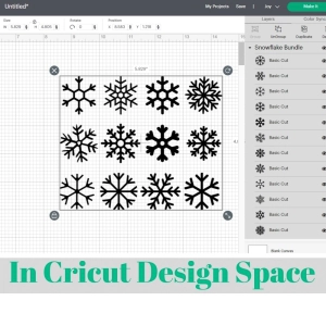 Snowflake SVG Bundle, Snowflakes Design Cut and Clipart Files Snowflake SVG