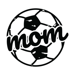 Mom Soccer Ball SVG, Instant Download Soccer SVG